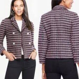 Ann Taylor Size 10 Stylish Women's Tweed Jacket